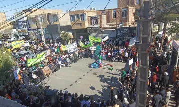 دانش آموزان و مردم خواف سنگ تمام گذاشتند