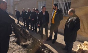 کشف بقایای اثری تاریخی حین حفاری در تربت‌حیدریه