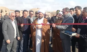 افتتاح ۶ طرح عمرانی و خدماتی در رشتخوار