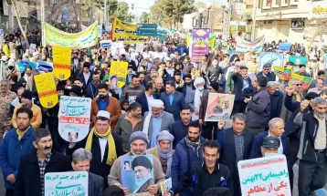 حماسه مردم تربت‌جام در 45 سالگرد پیروزی انقلاب اسلامی