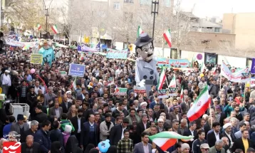 جشن باشکوه ۴۵ سالگی انقلاب در کاشمر