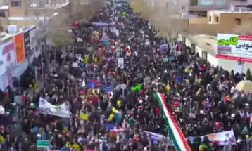 حضور پرشور مردم کاشمر در جشن پیروزی انقلاب