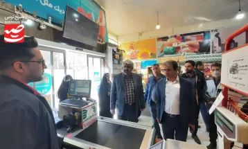 بازدید میدانی فرماندار سرخس از بازار این شهرستان
