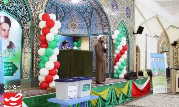 برگزاری جشن تکلیف سیاسی رأی اولی‌های کاشمر