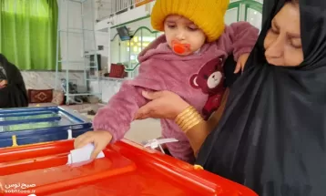 استقبال مردمی از انتخابات 11 اسفند فتح‌آباد رشتخوار