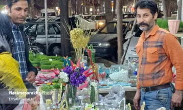 بازار بانشاط سرخس در آستانه سال جدید