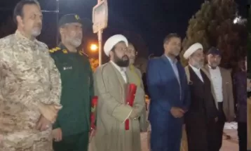 کاروان خودرویی مردم تربت‌جام در پی حملات سپاه