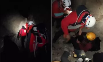 ۱۰ ساعت تلاش برای نجات طبیعت‌گردان گرفتار
