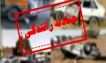 ۵ مصدوم در واژگونی وسایل نقلیه در رشتخوار
