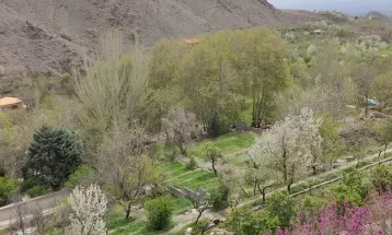 طبیعت بهاری و زیبای شهر دررودِ نیشابور بزرگ