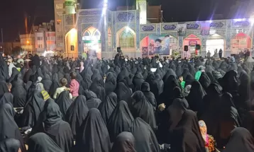 سوگواری مردم نیشابور در فراق خادم ملت