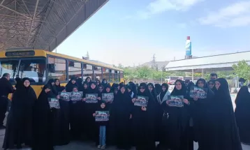 اعزام کاروان سیدالشهدای خدمت از قوچان به مشهد