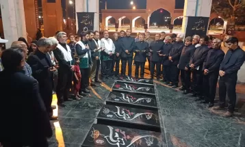 تشرف ۸۰۰شهروند نیشابوری به مرقد امام‌خمینی(ره)
