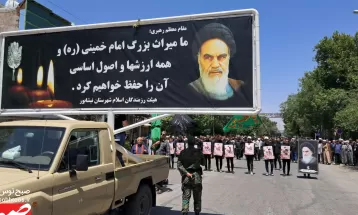 سالگرد ارتحال امام خمینی(ره) در نیشابور برگزار شد