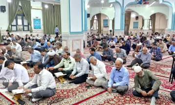 طنین دعای روح‌بخش عرفه در سرخس