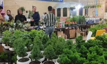 لحظاتی از کافه گفتگو در جمعه بازار تربت‌حیدریه