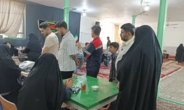 حضور پر شور مردم بخش نصرآباد در انتخابات