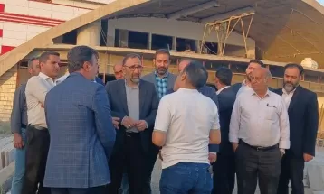 بازدید استاندار خراسان رضوی مجموعه ورزشی ثامن‌الائمه (ع)