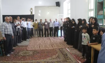 حضور پرشور مردمی انتخاب چهاردهم روستای عبس‌آباد رشتخوار