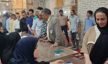 حضور پرشور خراسانی‌های پای صندوق‌های رای