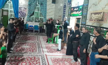 برپایی مراسم عزاداری‌ ایام ماه محرم در رشتخوار
