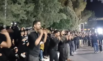 حال و هوای شهر خلیل‌آباد در شب تاسوعای حسینی
