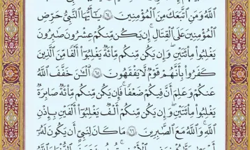 آیات 62 تا 69 سوره مبارکه انفال