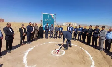 آئین کلنگ‌زنی دانشکده پزشکی در تربت‌حیدریه برگزار شد