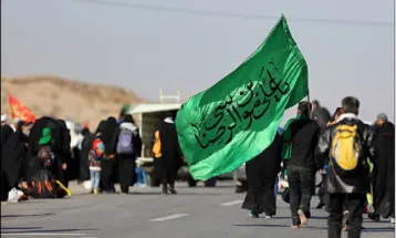 تشرف 300 کاروان پیاده از نیشابور به مشهد