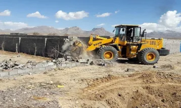 ۶ هزار مترمربع زمین کشاورزی تربت‌حیدریه آزادسازی شد