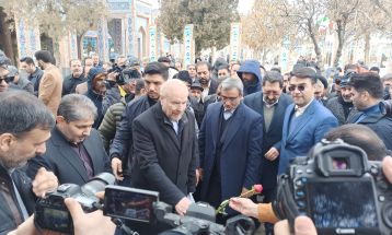 رئیس مجلس شورای اسلامی وارد تربت حیدریه شد