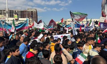 شکوه حضور مشهدی‌ها در راهپیمایی یوم‌الله 13 آبان‌