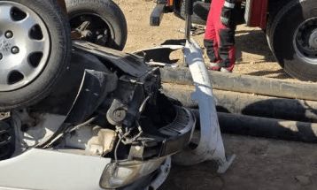 واژگونی خودرو در جاده خیرآباد