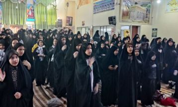 اجتماع بزرگ دختران بسیجی نیشابوری