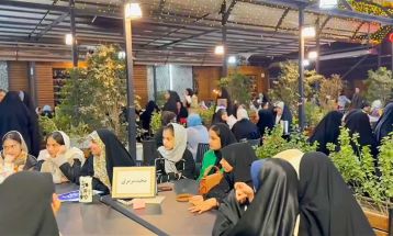 استقبال نوجوانان نیشابوری از مسابقات کتابخوانی خط‌ امین