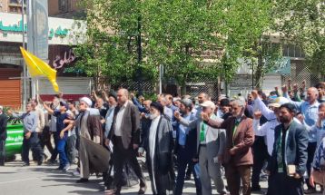 راهپیمایی مردم نیشابور در حمایت از غزه