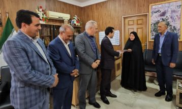 نجمه تاجری‌مقدم سرپرست جدید بهزیستی خلیل‌آباد شد