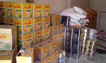 انبار احتکار کالای اساسی در گناباد کشف شد