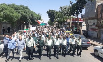 حضور حماسی سبزواری‌ها در راهپیمایی جمعه نصر