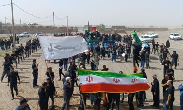 مراسم عزاداری تاسوعای حسینی در روستاهای بخش روداب