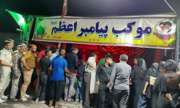 خدمت‌رسانی به بیش از ۱۰هزار عزادار در نیشابور