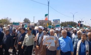 برگزاری راهپیمایی جمعه‌های خشم و نصر در تربت‌جام