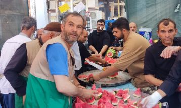 خدمت‌رسانی موکب عاشقان امام‌رضا نیشابور به زوار اربعین