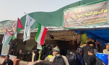 خدمت‌رسانی گسترده موکب دارالشفای رضوان به زائران اربعین