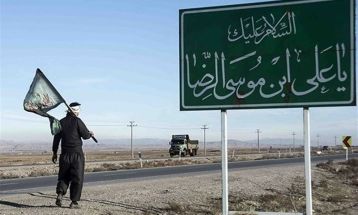 حرکت ۲۵ کاروان پیاده از کاشمر به مشهد