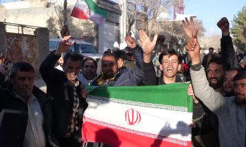 راهپیمایی مردم  زاوه درمحکومیت اغتشاشات