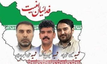 تشییع پیکر مطهر ۳شهید مدافع امنیت در مشهد