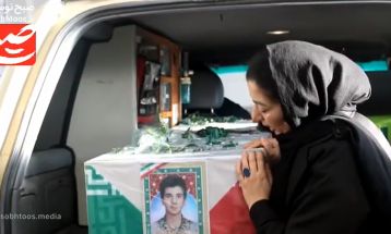 تشییع پیکر شهید مدافع امنیت در شهرستان زبرخان