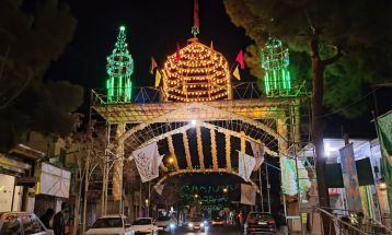 جشن خیابانی متفاوت ولادت امام حسین(ع) در کاشمر