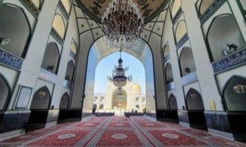 محراب ایوان مقصوره مسجد تاریخی گوهرشاد مرمت شد